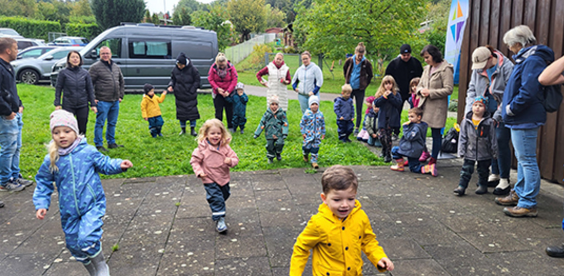 Das Familienzentrum zu Gast beim OGV. Eisingen